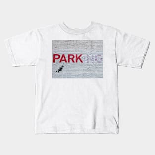 Banksy Parking Art Kids T-Shirt